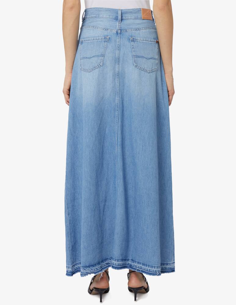rinascente Pepe Jeans Maxi skirt high waist sky