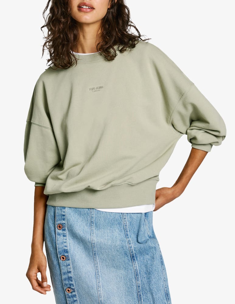 Pepe Jeans Felpa girocollo Evelyn - immagine 1 Pepe Jeans Felpa girocollo Evelyn - immagine 1