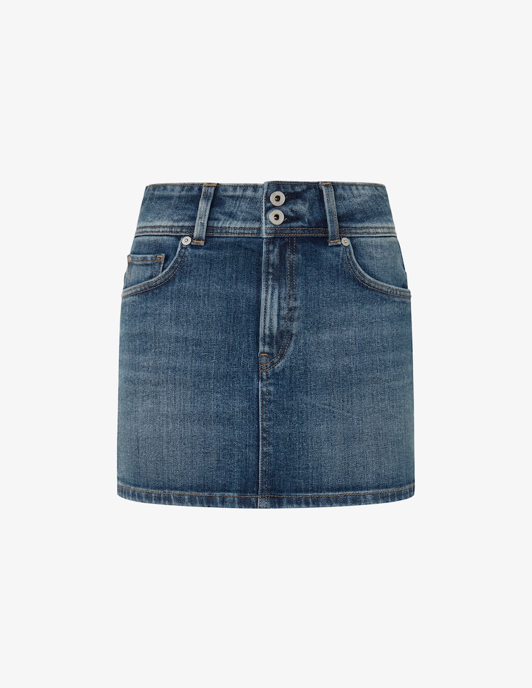 Pepe Jeans Denim mini skirt - picture 1 Pepe Jeans Denim mini skirt - picture 1