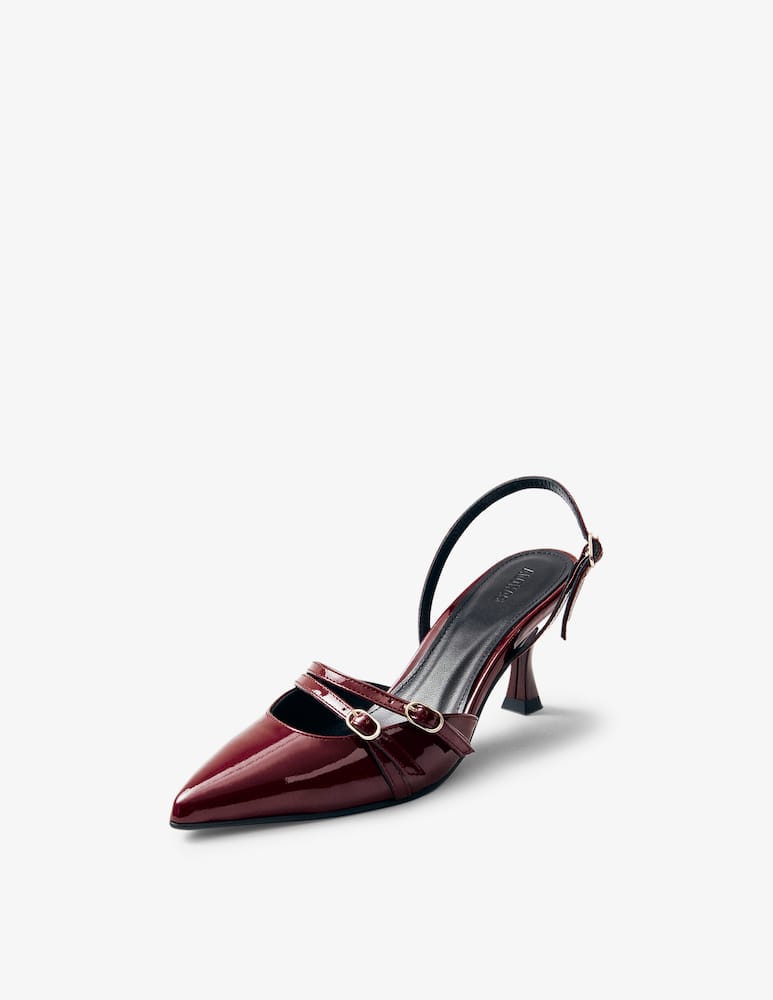 Alohas Joelle patent slingback heels - picture 4