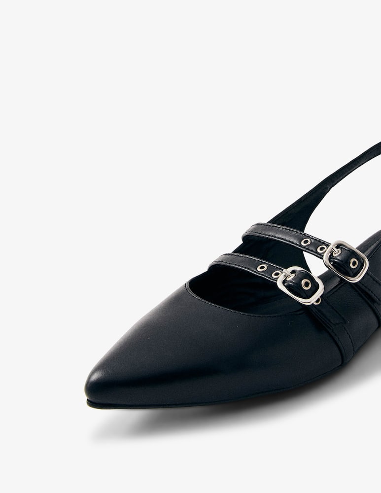 rinascente Alohas Slingback basso Wren buckles