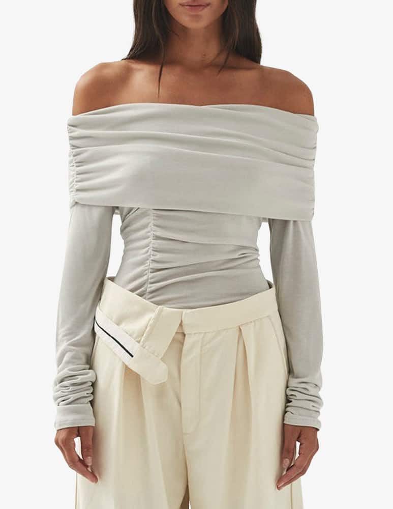 rinascente Alohas Top Emica con scollo bardot