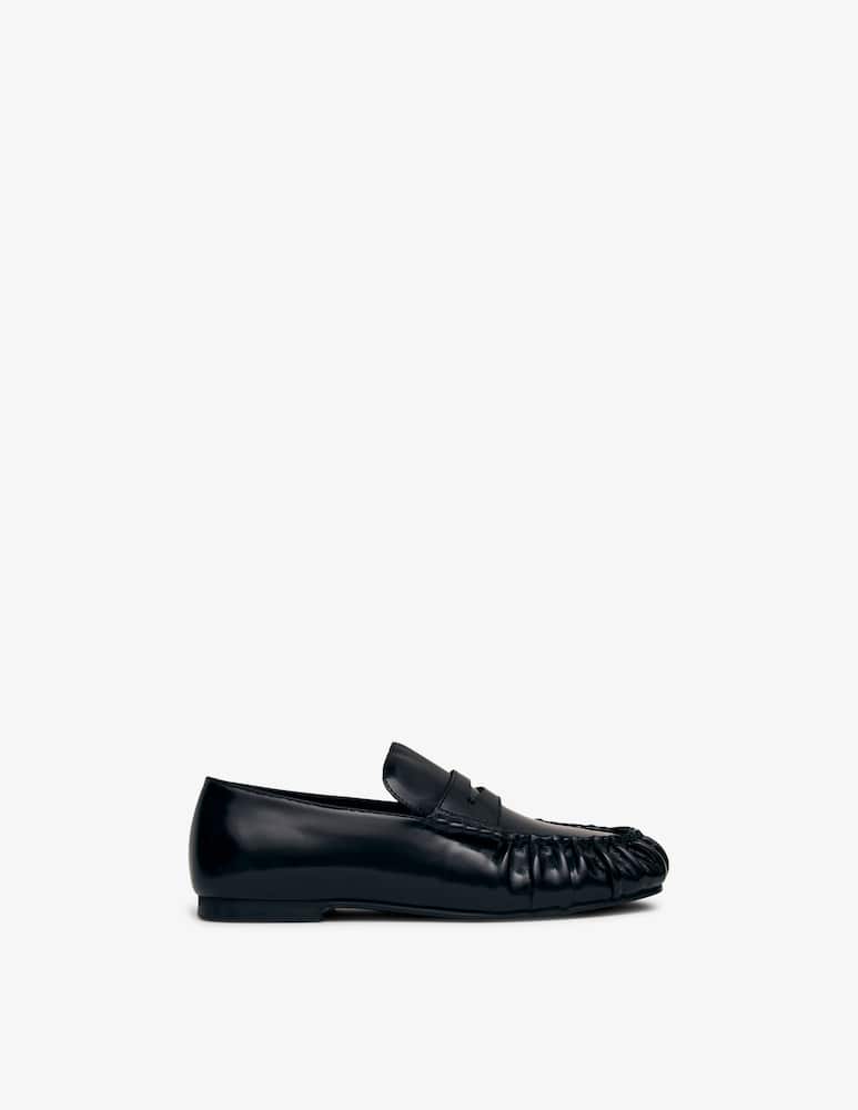 Alohas Aven Leather ruched loafers - picture 1