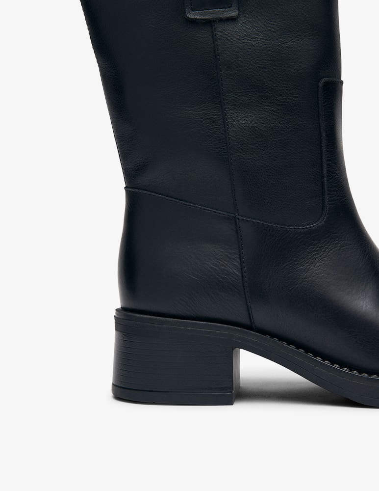 rinascente Alohas Rajan leather biker boots