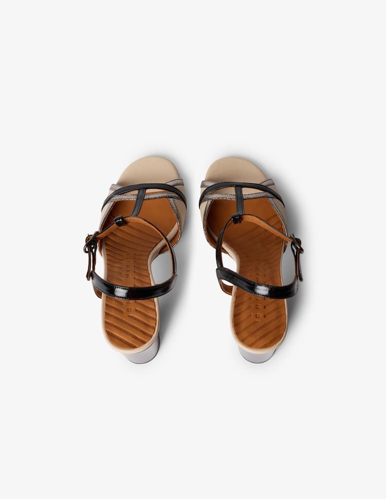 rinascente Chie Mihara Patent t-bar heel sandals