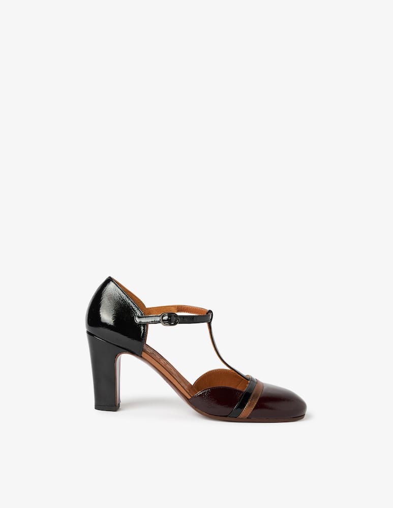 rinascente Chie Mihara T-bar patent pumps