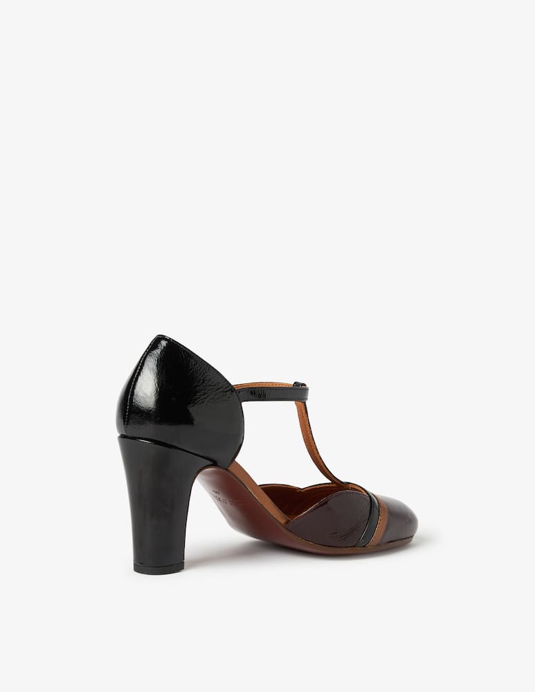 rinascente Chie Mihara T-bar patent pumps