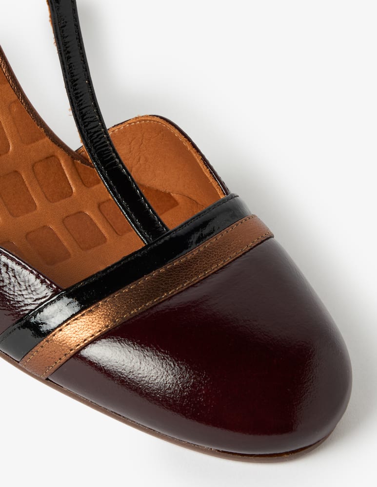 rinascente Chie Mihara T-bar patent pumps