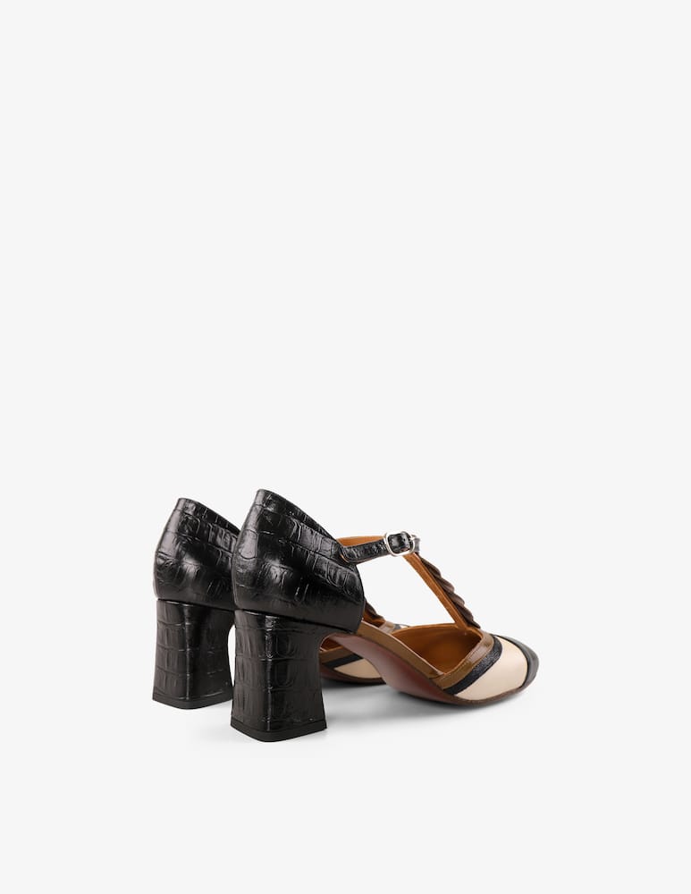 rinascente Chie Mihara T-bar block heel pumps