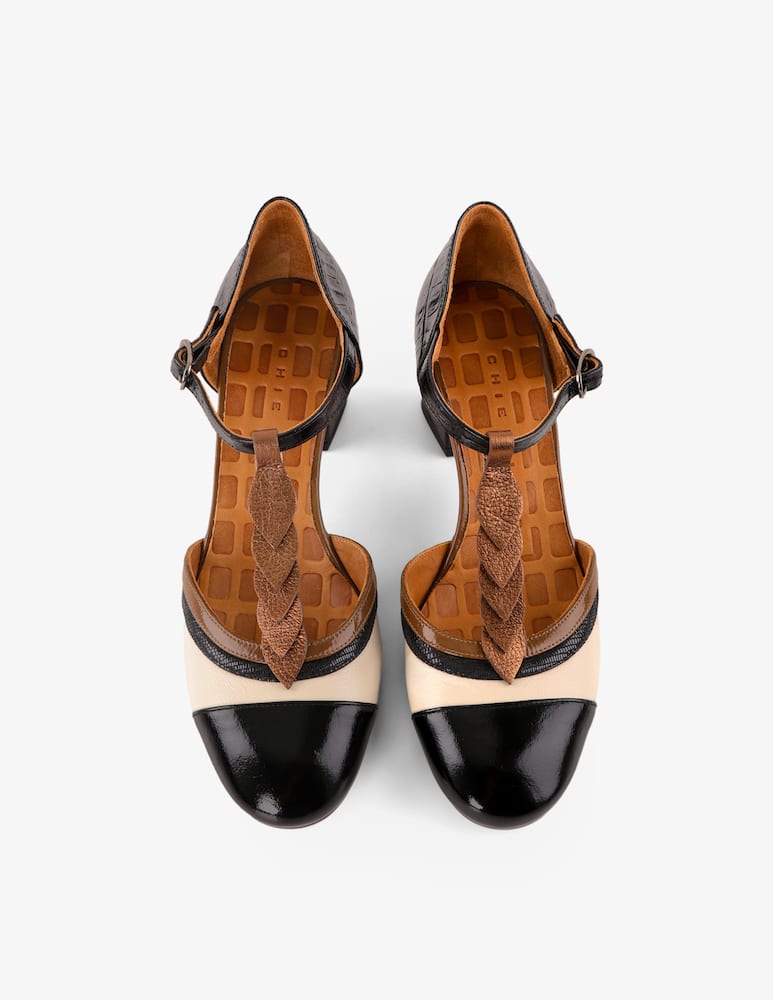 rinascente Chie Mihara T-bar block heel pumps