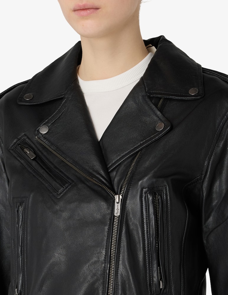 rinascente Pepe Jeans Giaccadi pelle Franka