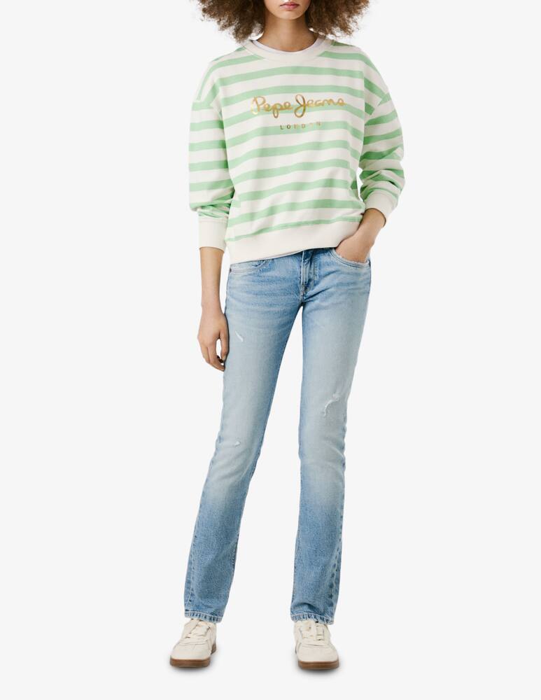 rinascente Pepe Jeans Anna striped sweatshirt
