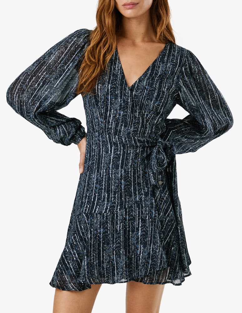 rinascente Pepe Jeans Maisa wrap dress