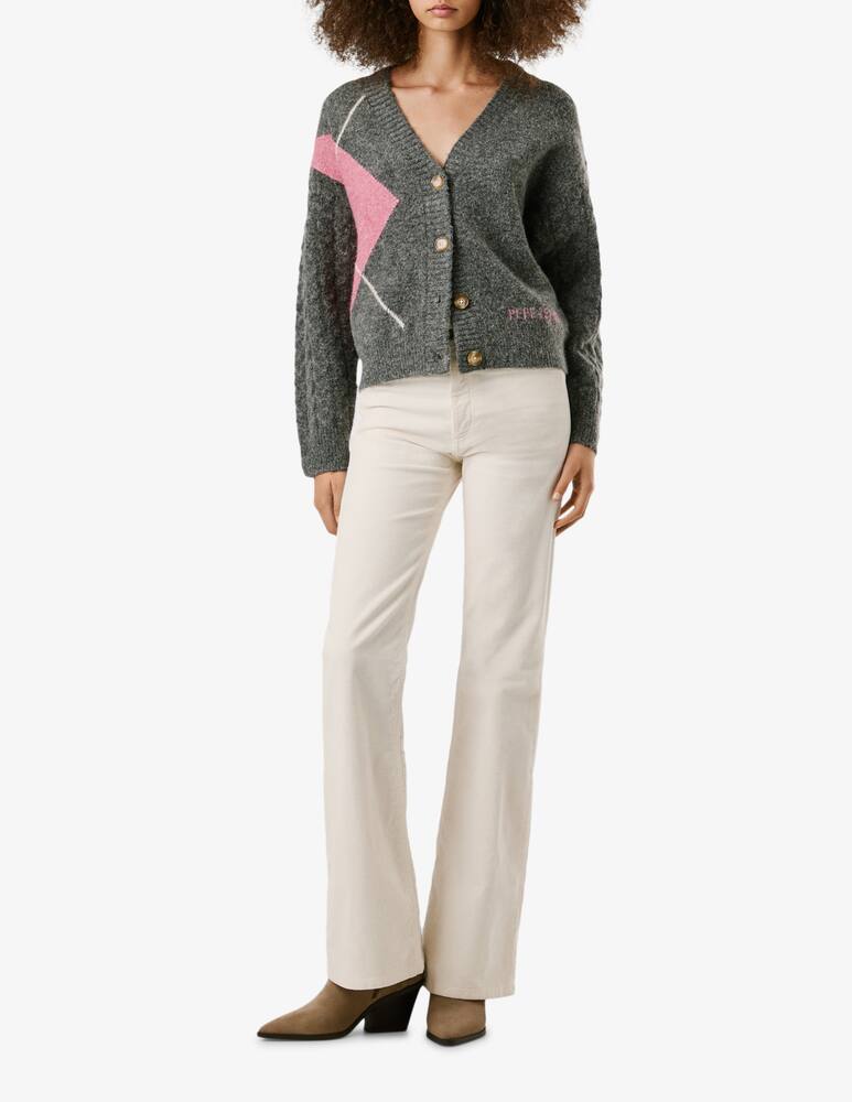 rinascente Pepe Jeans Cecily graphic cardigan