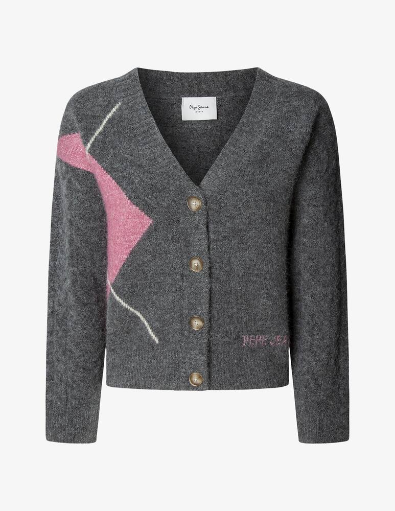 rinascente Pepe Jeans Cecily graphic cardigan