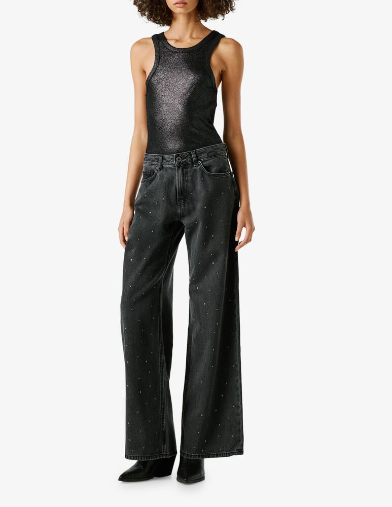 rinascente Pepe Jeans Jeans wide leg sparkle