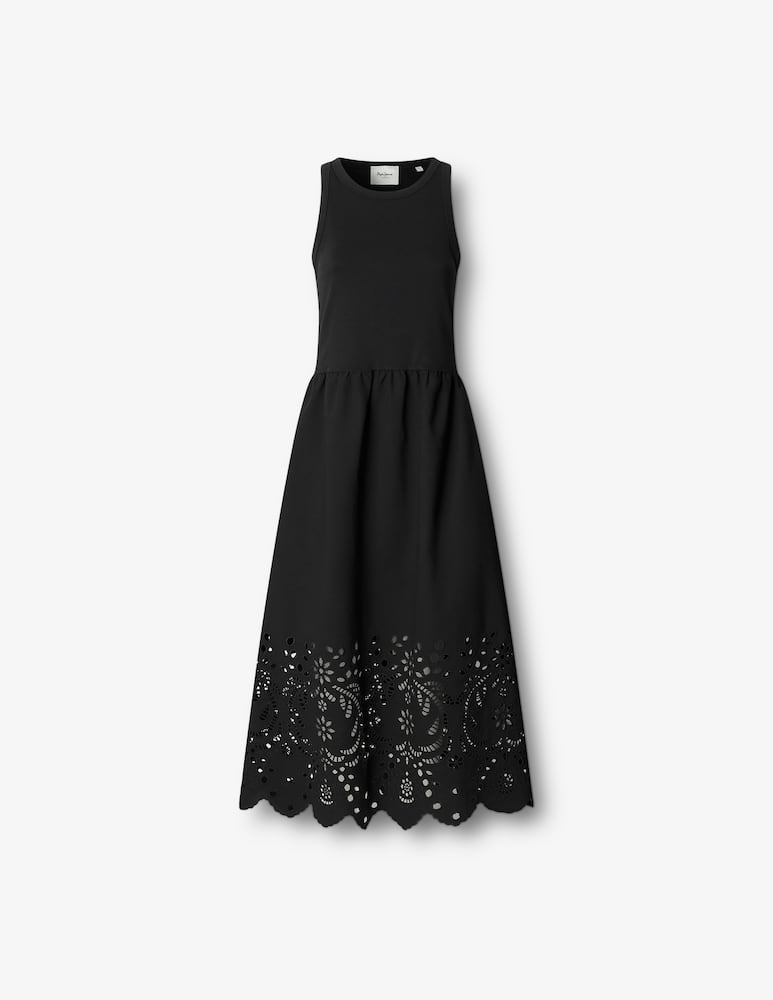 rinascente Pepe Jeans Naomi embroidered dress