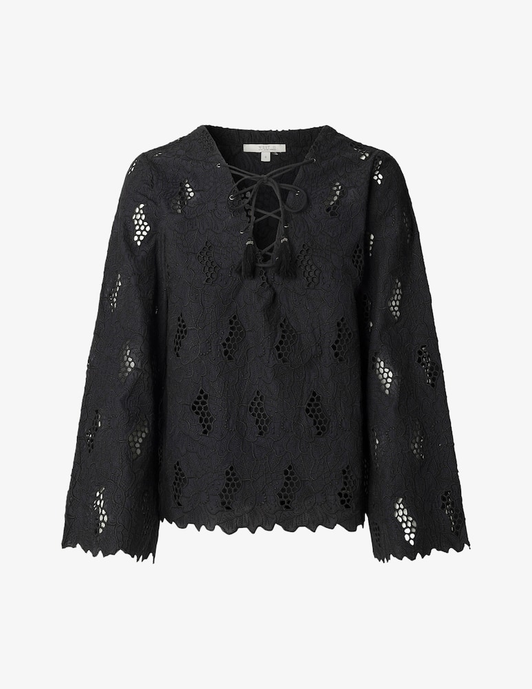rinascente Pepe Jeans Elliyan lace blouse