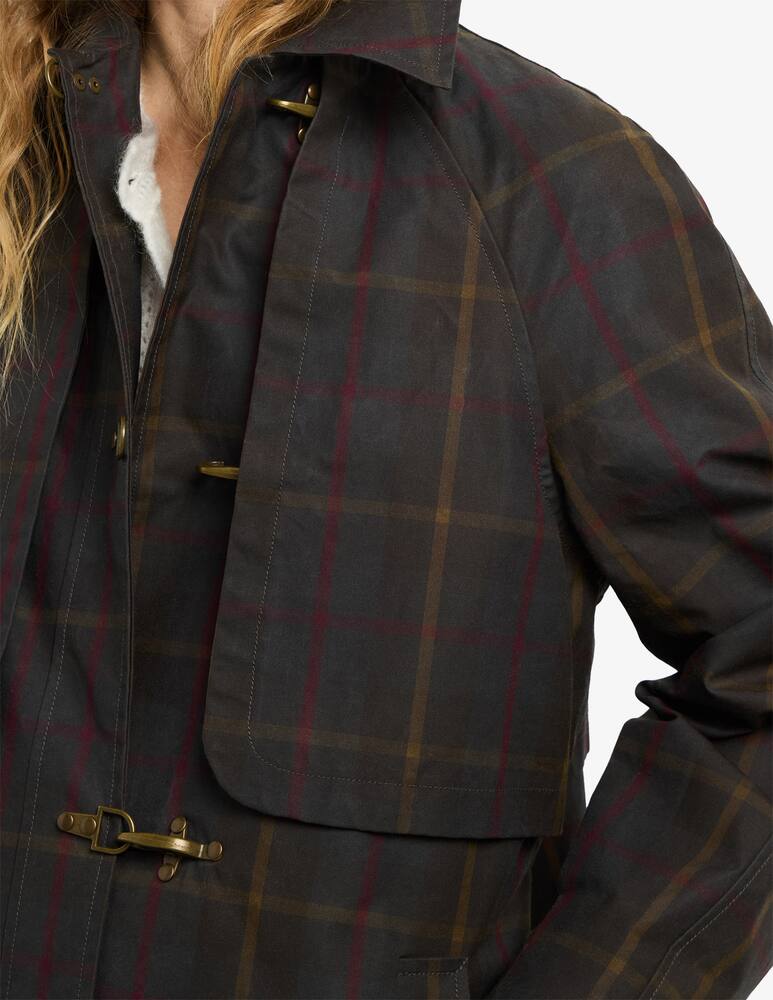 Pepe Jeans Cappotto lungo a quadri Lili - immagine 4 Pepe Jeans Cappotto lungo a quadri Lili - immagine 4