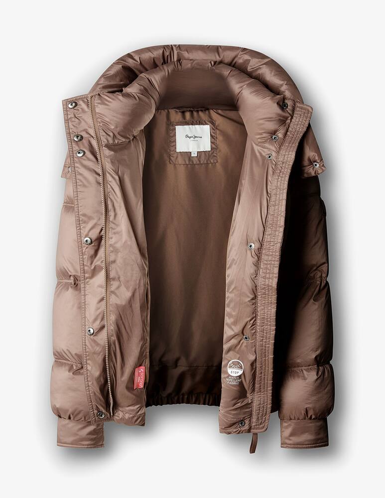 rinascente Pepe Jeans Hooded puffer jacket Lauren