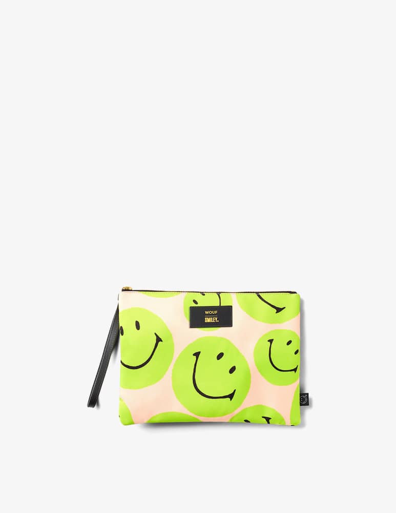 rinascente Wouf Smiley XL Pouch Bag