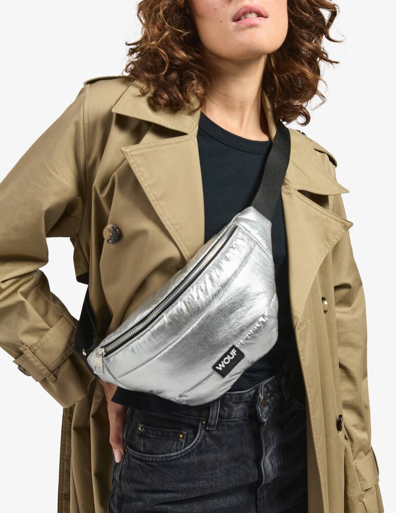 rinascente Wouf Marsupio Silver Glossy