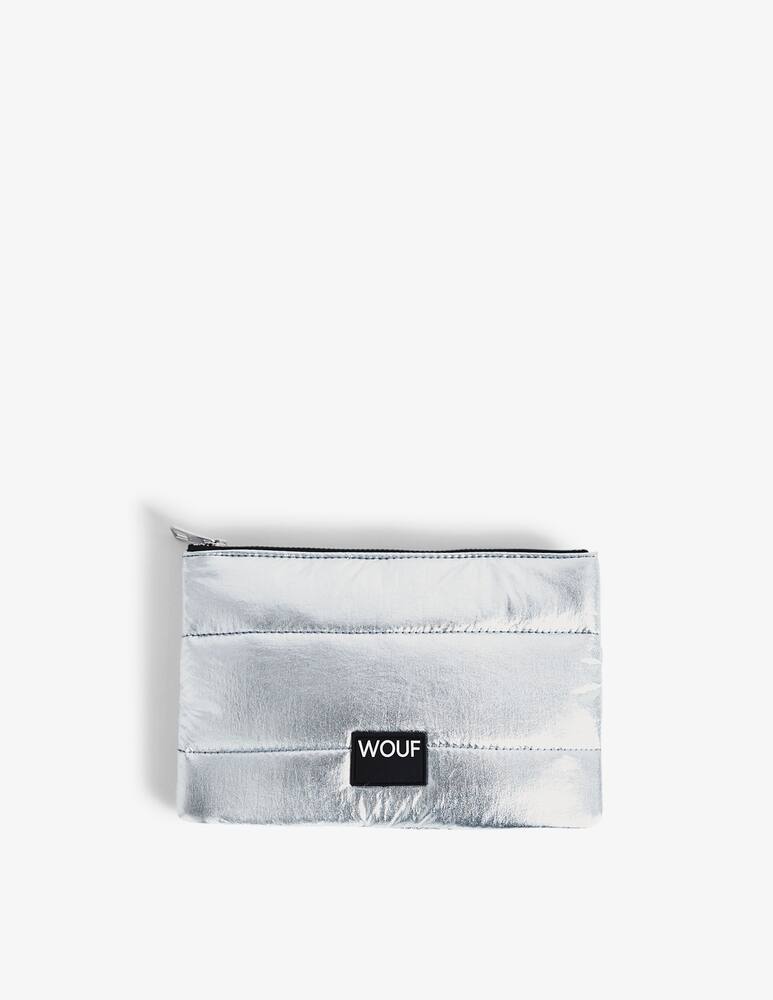 rinascente Wouf Silver Glossy Pouch