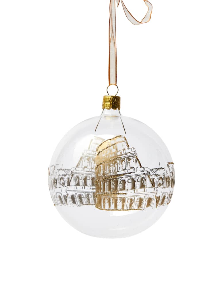 rinascente Ornex Pallina Roma Coloseo Oro - Trasparente