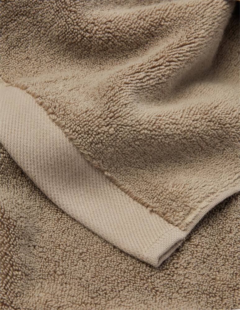 rinascente Hamam Shine Cotton & Silk Asciugamano 50x100 - Marrone