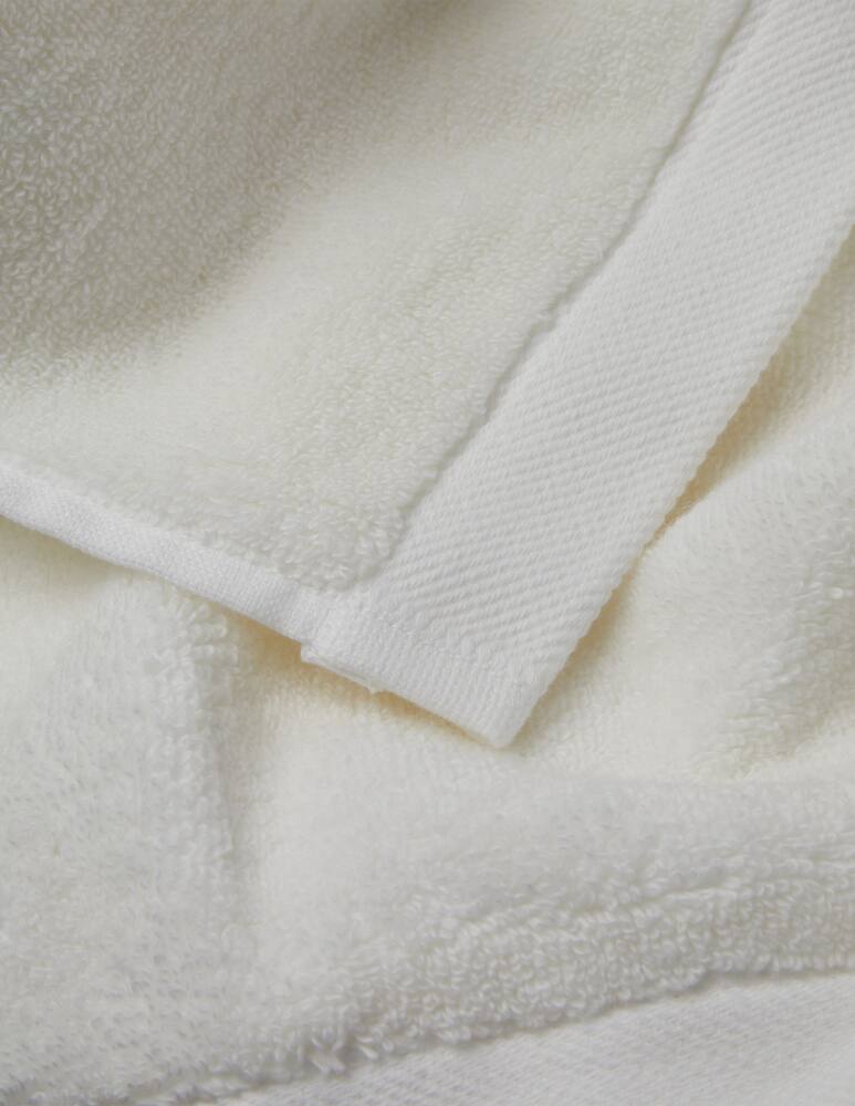 rinascente Hamam Shine Cotton & Silk Asciugamano 50x100 - Bianco