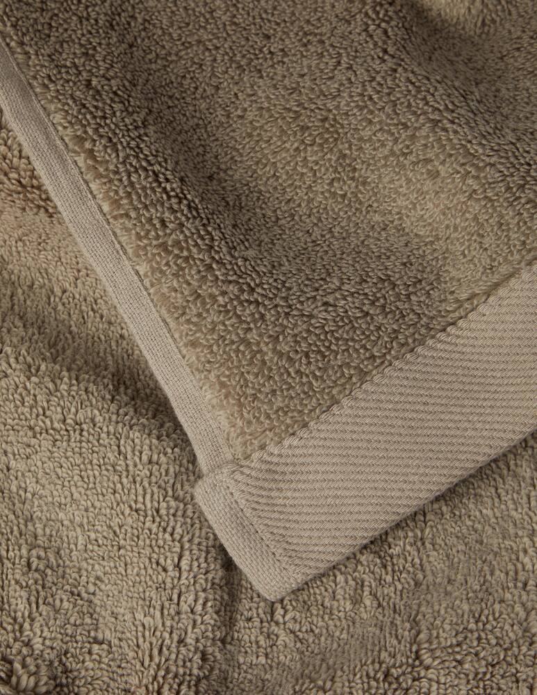 rinascente Hamam Shine Cotton & Silk Bath Towel 76x142 - Brown