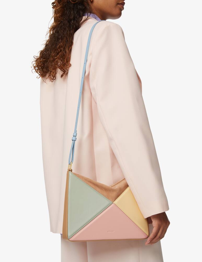 rinascente Mlouye Flex small convertible leather shoulder bag - multi