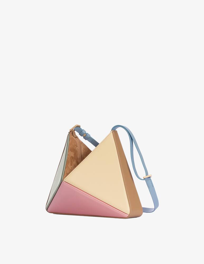rinascente Mlouye Flex small convertible leather shoulder bag - multi