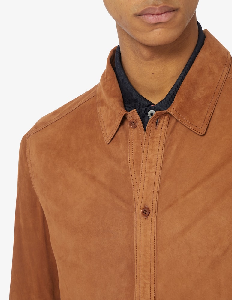 rinascente 1972 DESA Camicia in suede 