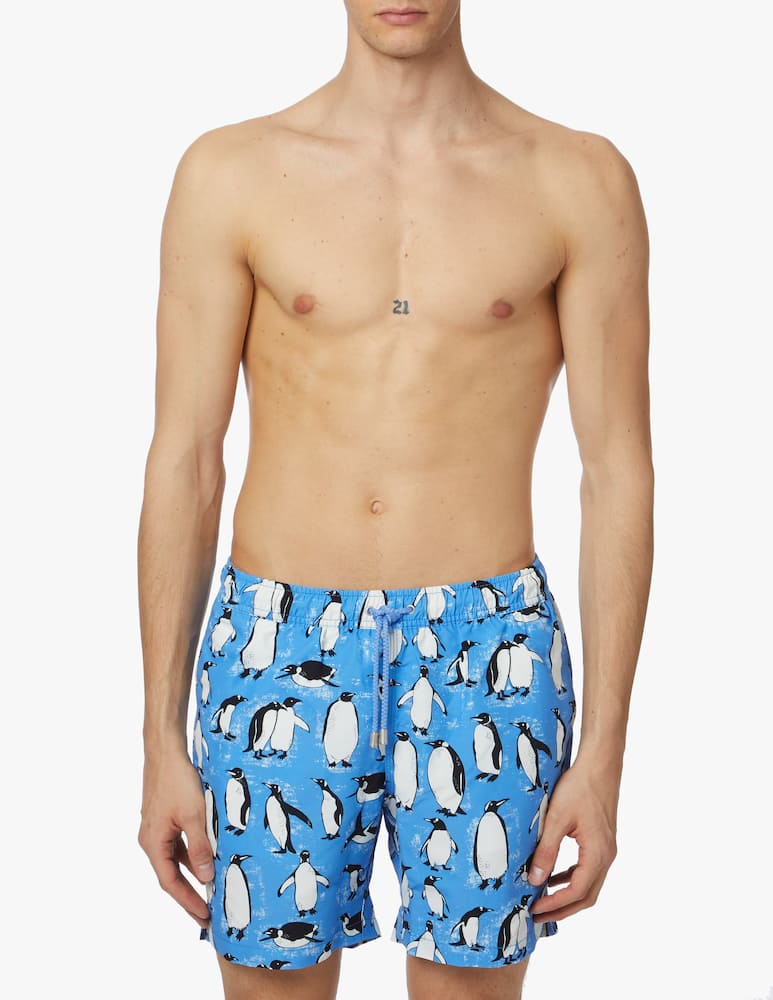 rinascente Bluemint Arthus stretch print swim shorts