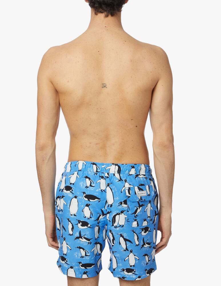 rinascente Bluemint Arthus stretch print swim shorts