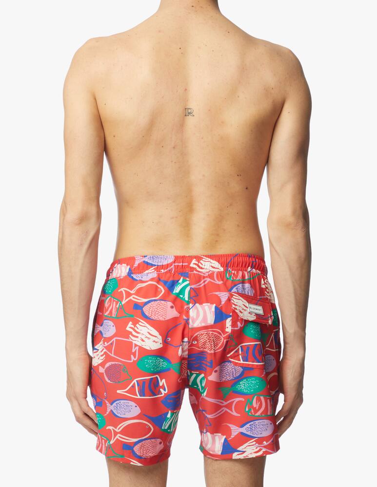 rinascente Bluemint Arthus stretch print swim shorts