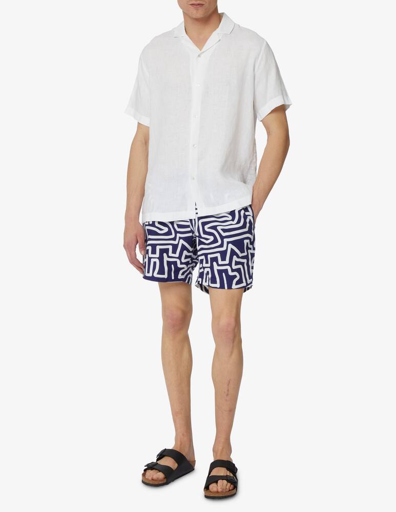 rinascente Bluemint Mars short sleeve linen shirt