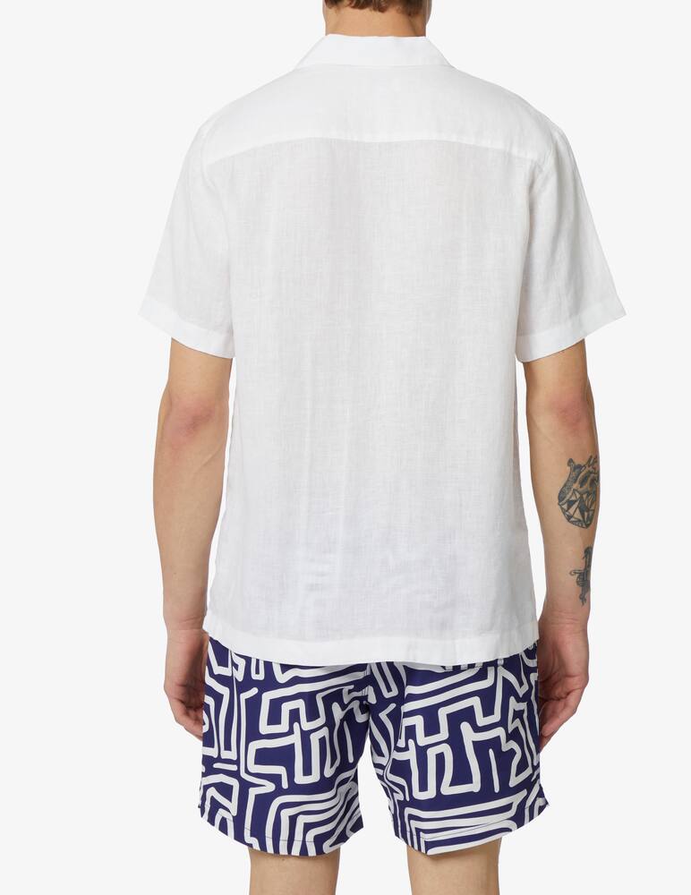 rinascente Bluemint Mars short sleeve linen shirt