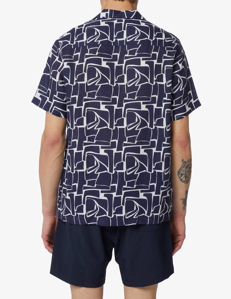Bluemint Printed mars short sleeve linen shirt - picture 3 Bluemint Printed mars short sleeve linen shirt - picture 3