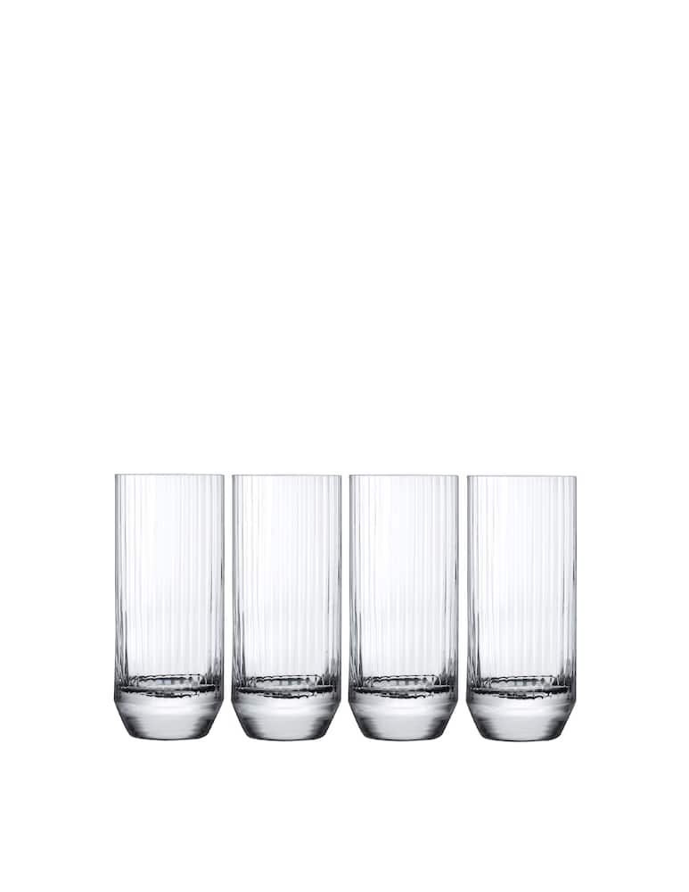 Nude Big Top bicchiere highball 300 cc set da 4 - immagine 1 Nude Big Top bicchiere highball 300 cc set da 4 - immagine 1