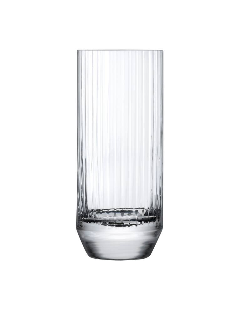 rinascente Nude Big Top bicchiere highball 300 cc set da 4 - Trasparente