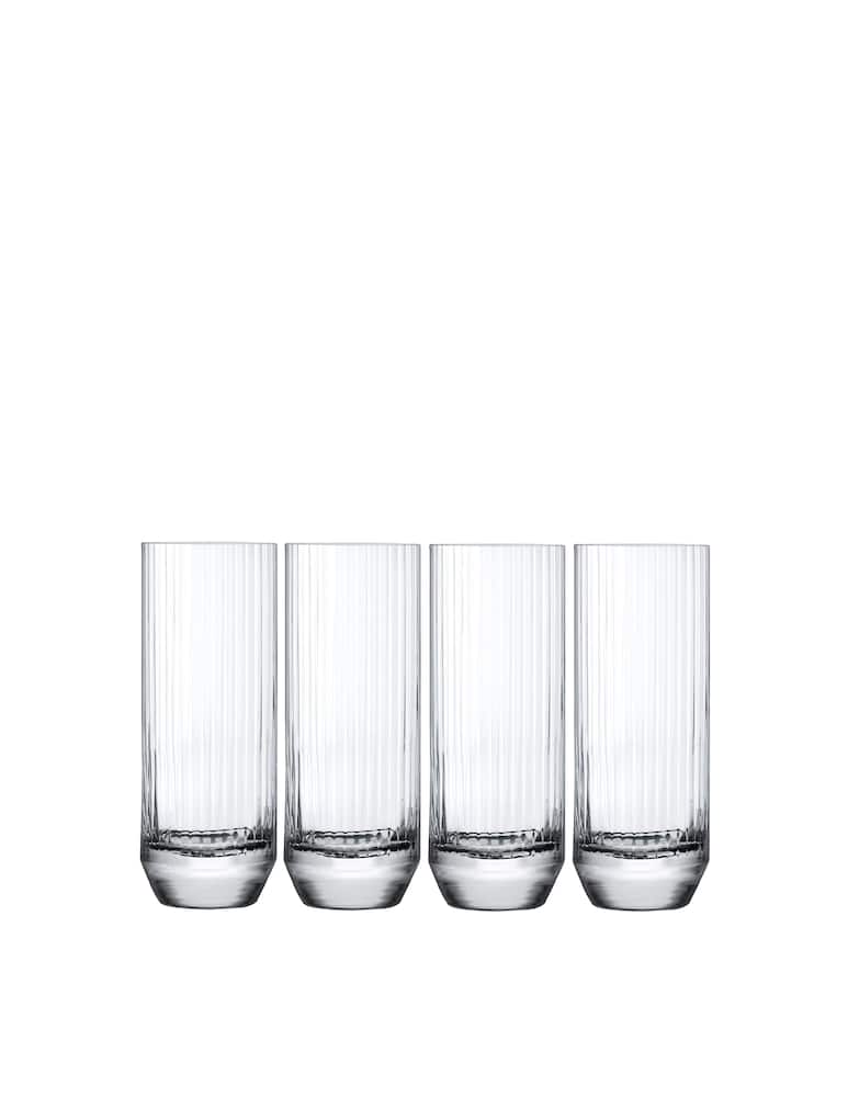 Nude Big Top bicchiere highball 340 cc set da 4 - immagine 1 Nude Big Top bicchiere highball 340 cc set da 4 - immagine 1