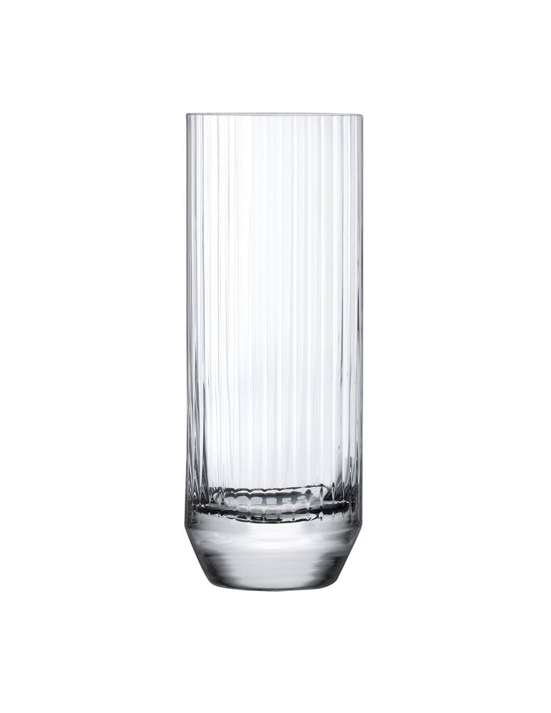 rinascente Nude Big Top bicchiere highball 340 cc set da 4 - Trasparente