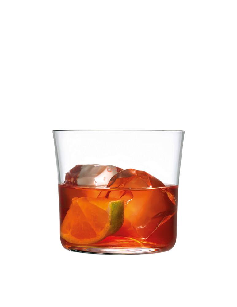 rinascente Nude Savage lowball glass set of 4 - Transparent