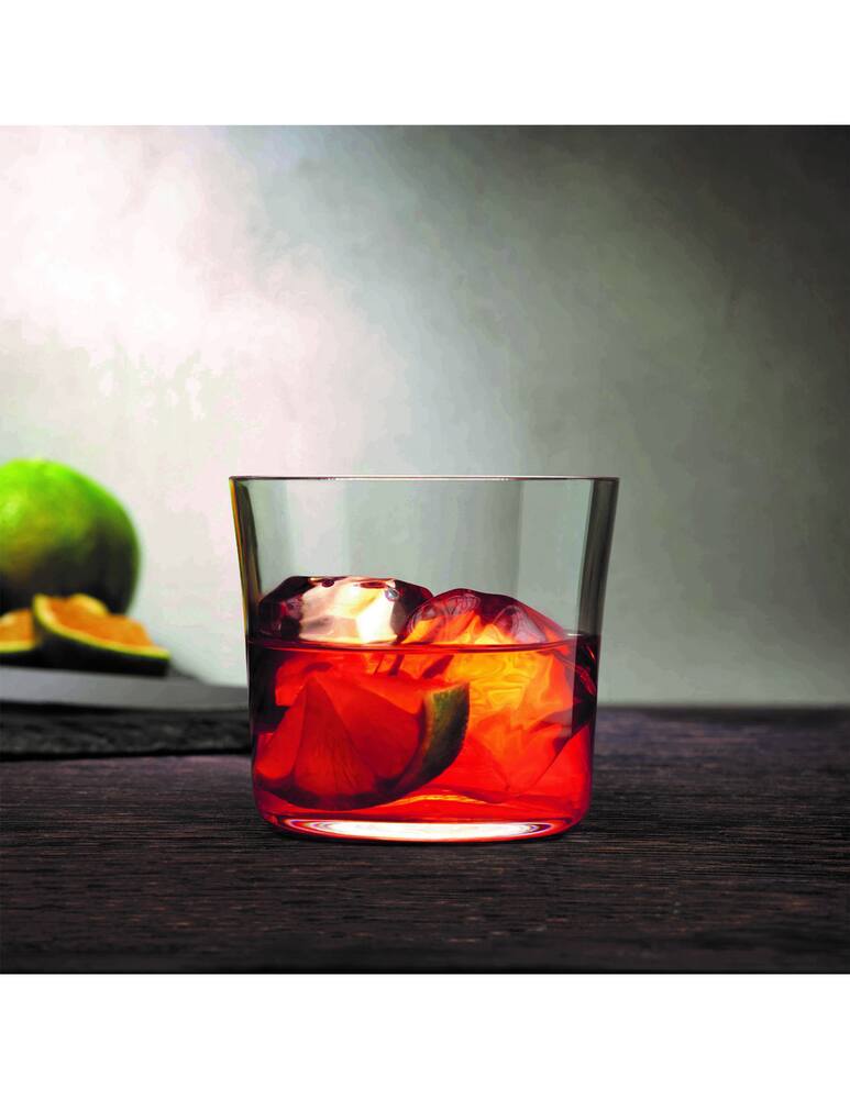 rinascente Nude Savage lowball glass set of 4 - Transparent