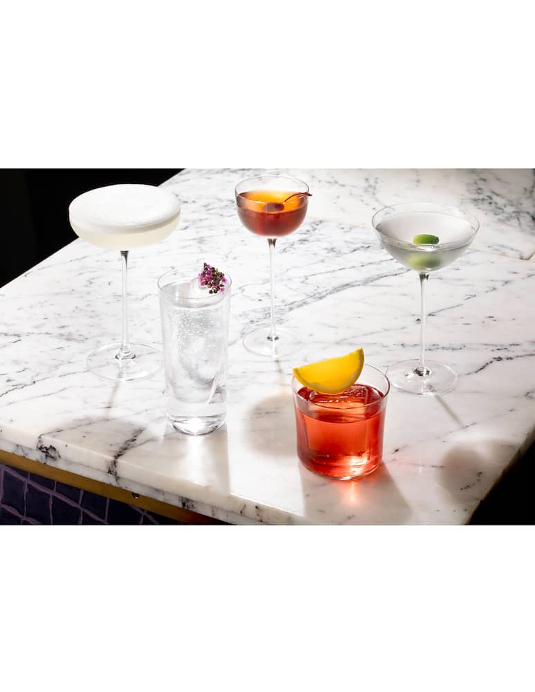 rinascente Nude Savage Coupetini glass set of 2 - Transparent