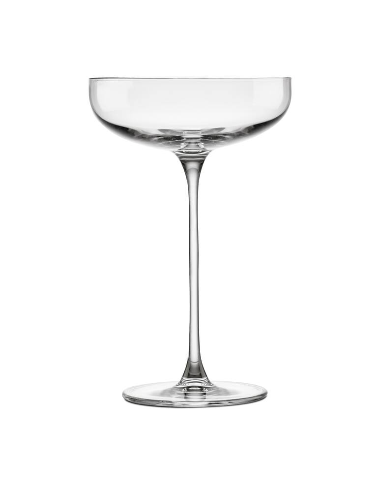 rinascente Nude Savage coupe glass set of 2 - Transparent