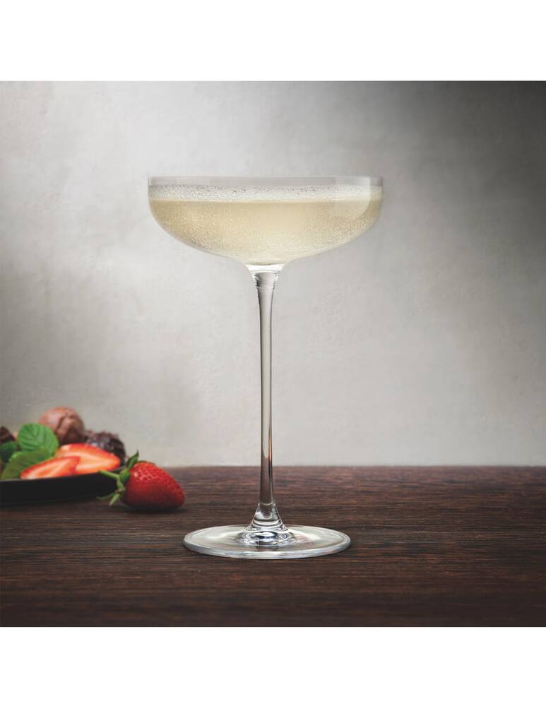 rinascente Nude Savage coupe glass set of 2 - Transparent