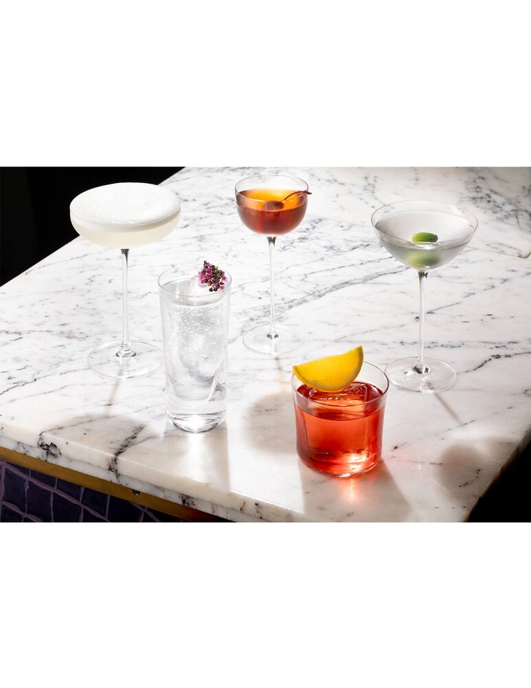 rinascente Nude Savage coupe glass set of 2 - Transparent